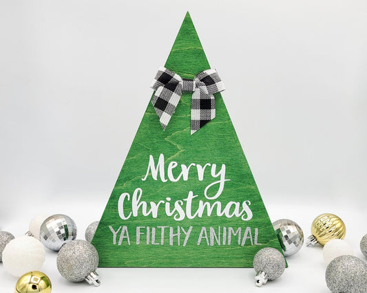 Merry Christmas Ya Filthy Animal Christmas Tree