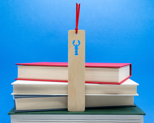 Wooden Lobster Bookmark