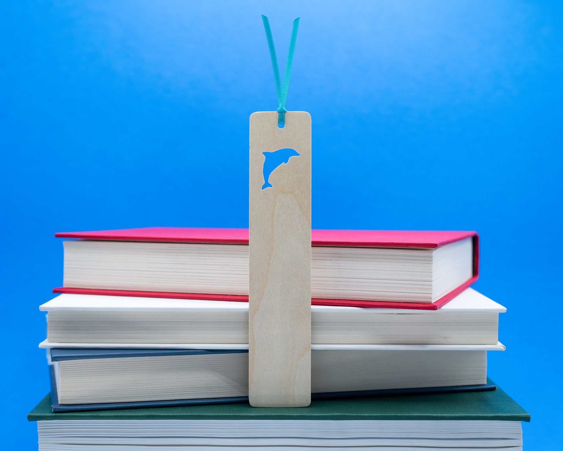 Wooden Dolphin Bookmark