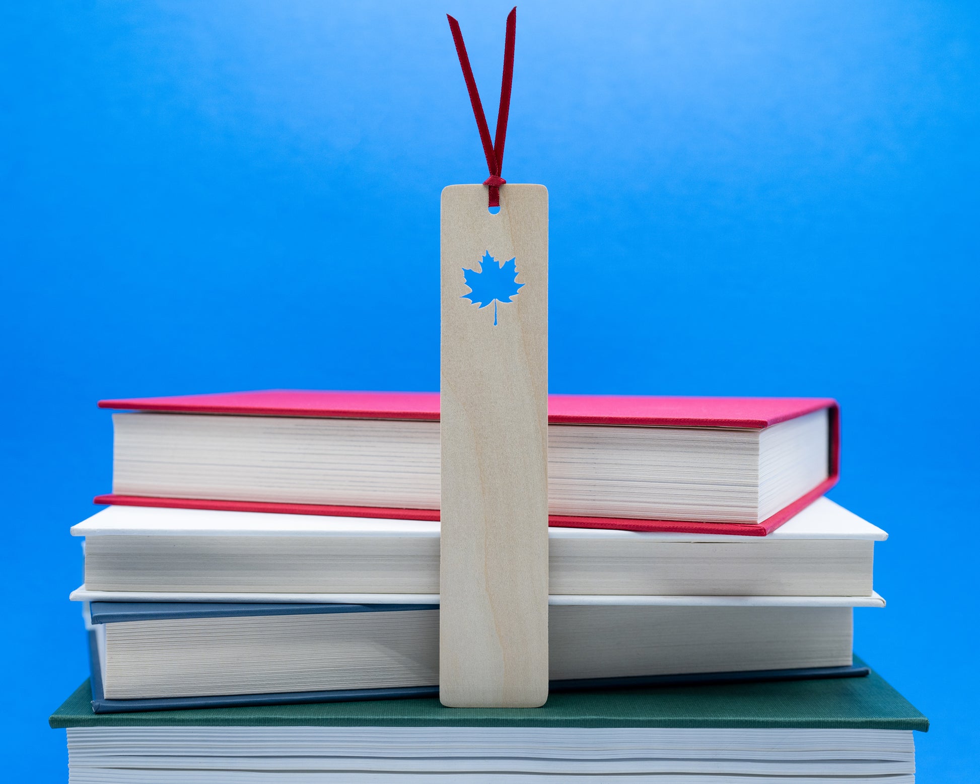 Wooden Leaf Bookmark