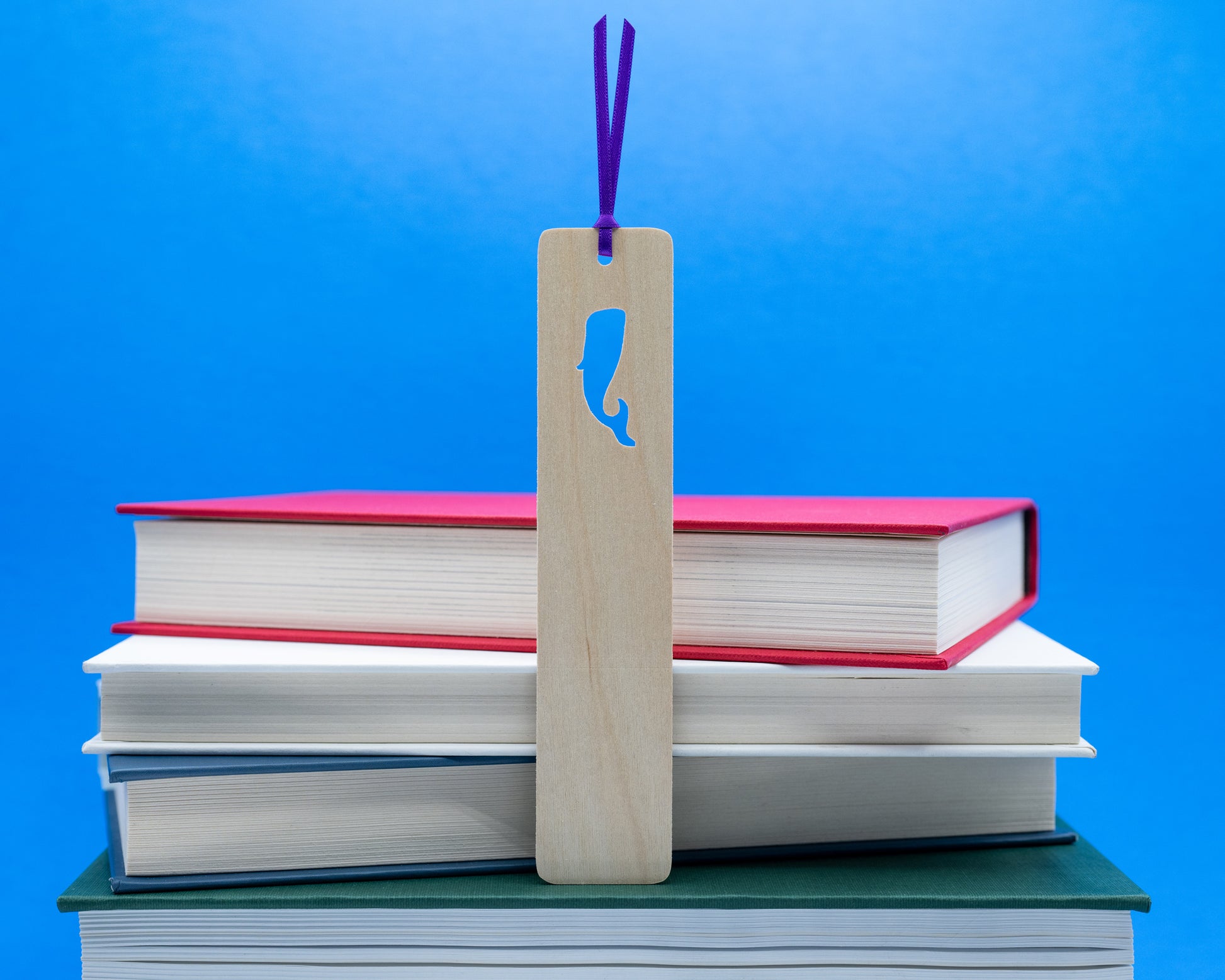 Wooden Whale Bookmark